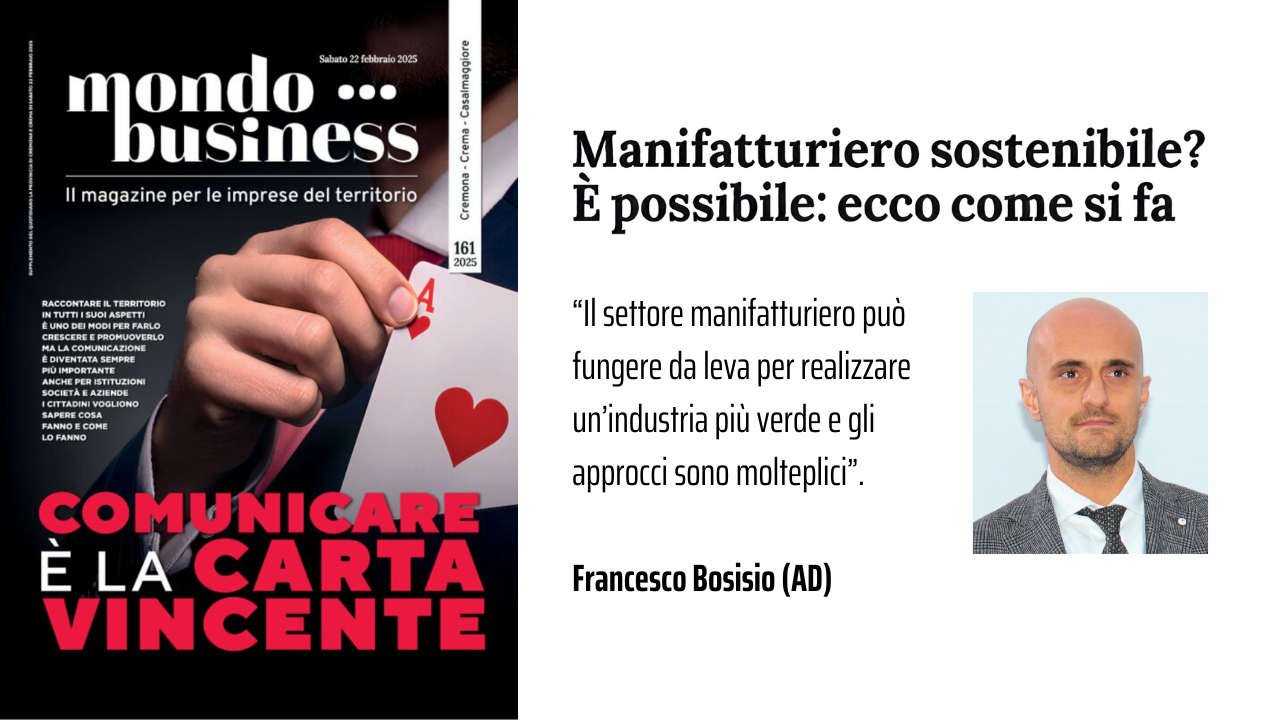 Francesco Bosisio intervistato da MondoBusiness