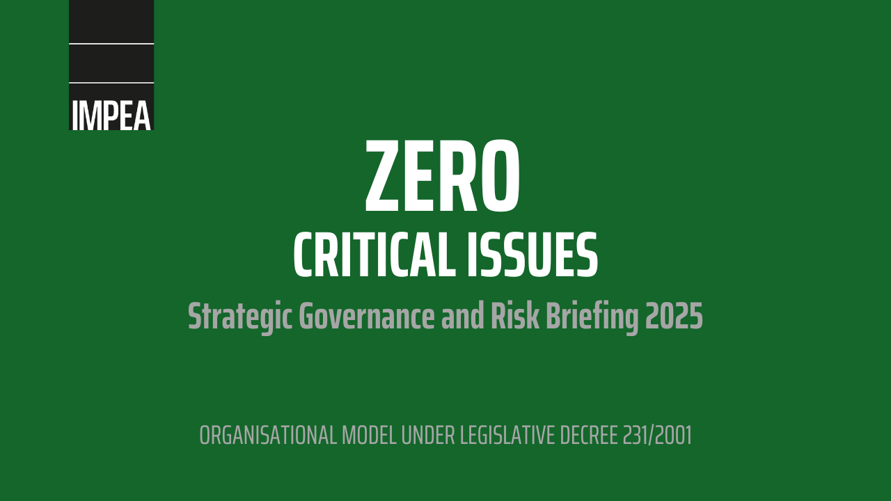 ODV report: 0 critical issues in 2025